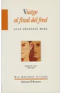 Coberta de la novel·la 'Viatge al final del fred', de Joan Francesc Mira